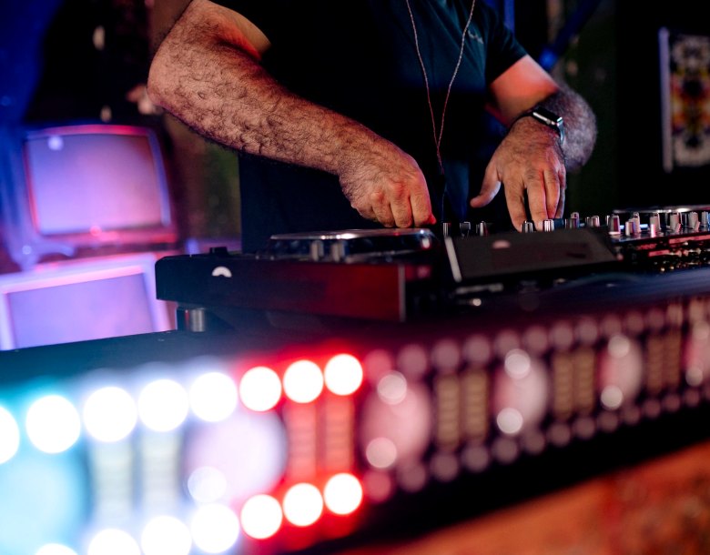 Festival main stage vision desk